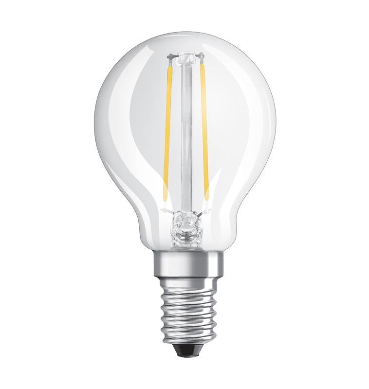 LED lempa Osram P45, 4W, E14, 2700K, 470lm, 2vnt.