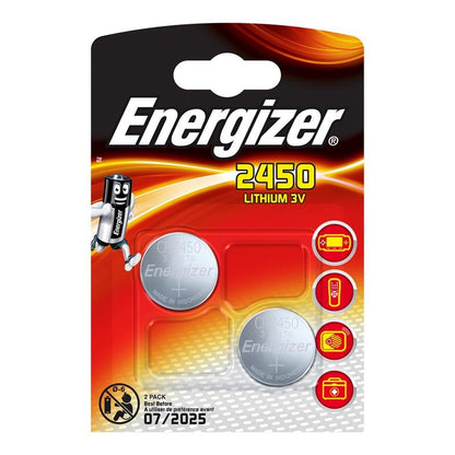 Elementai ENERGIZER CR2450, 3V, 2 vnt.
