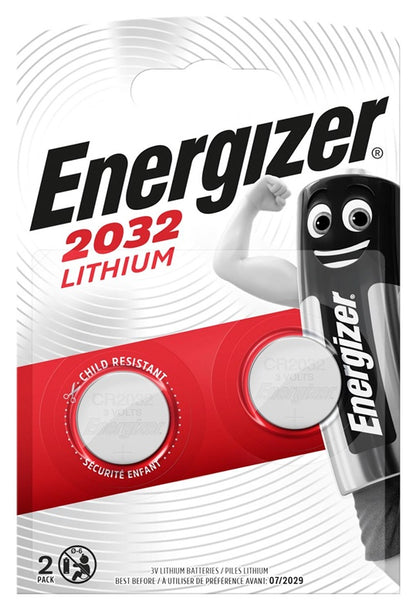 Baterie ENERGIZER CR2032, 3V, 2 szt.