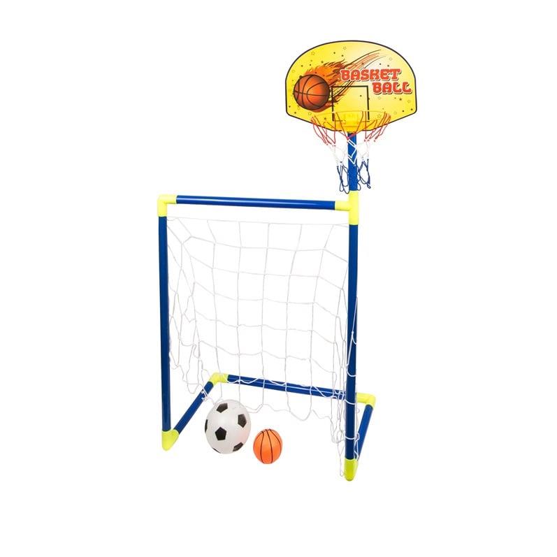 Žaisliniai futbolo vartai su krepšinio lenta 520062011