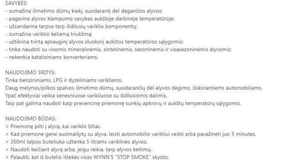 Dodatek do oleju samochodowego Wynn's, 325 ml