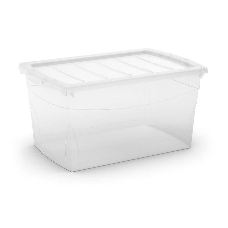 Daiktadėžė KIS, 50 l, skaidri, 58,5×39×30 cm