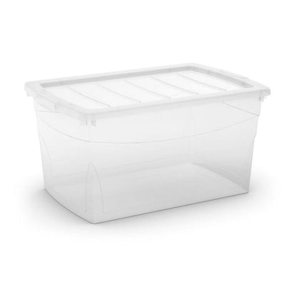 Daiktadėžė KIS, 50 l, skaidri, 58,5×39×30 cm