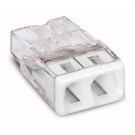 Laidų jungė Wago 2273-202/25, 2 x 0.5-2.5 mm², 450V, 25 vnt.