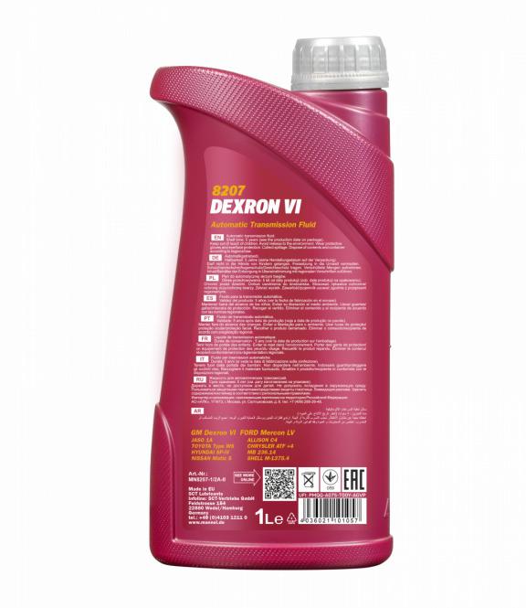 Olej do automatycznych skrzyń biegów Mannol ATF Dexron VI, 1 l