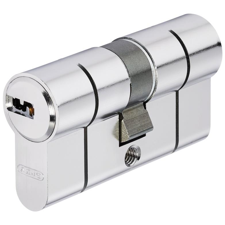 Spynos cilindras Abus, 90 mm, nikeliuotas