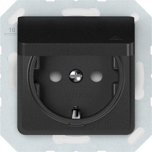Gniazdo VILMA SL250, kolor antracytowy, IP44