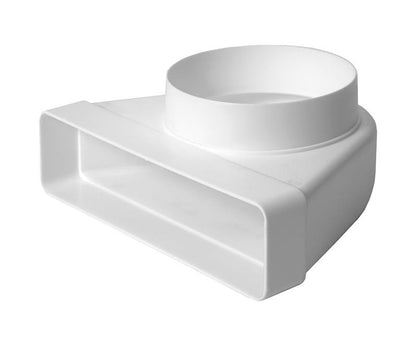 Kolanko wentylacyjne EUROPLAST KLD25 220 x 55mm D125 90°