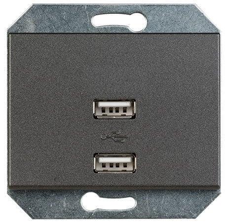 Ładowarka USB VILMA XP500, kolor antracytowy