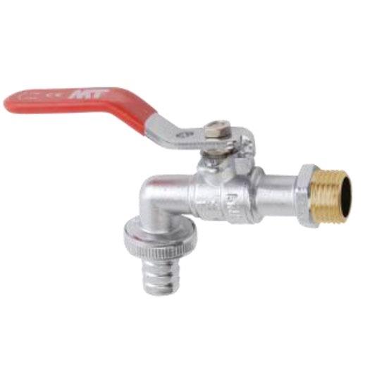Sodo čiaupas 414701520, 1/2", 3/4" su išor. sriegiu