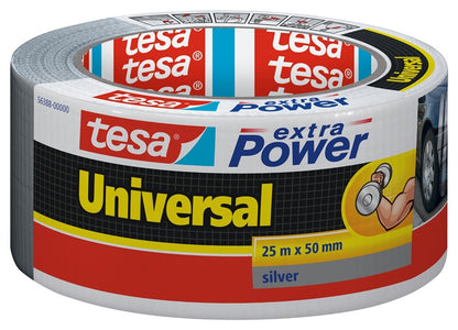 Lipnioji audinio juosta Tesa, extraPower, 25 m, 50 mm