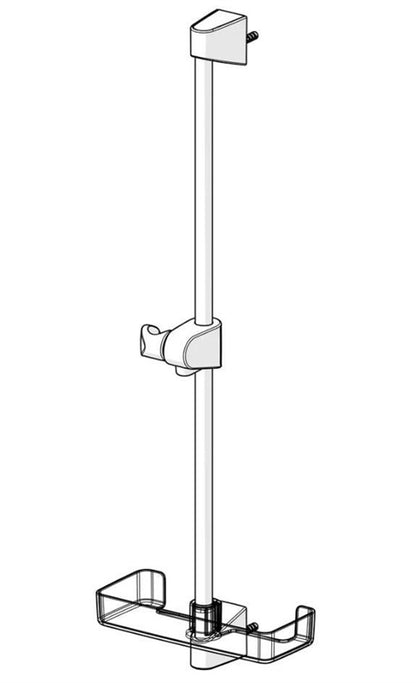 Oras Apollo 253150 Shower Bar 650mm