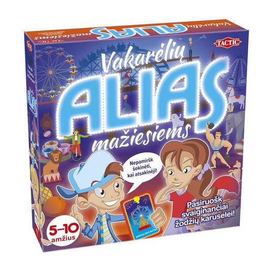 Stalo žaidimas VAKARĖLIŲ ALIAS MAŽIESIEMS 54536, LT