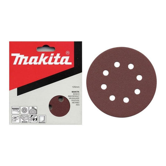 Tarcze szlifierskie Makita P-43577, nr 120, Ø125 mm, 10 szt.