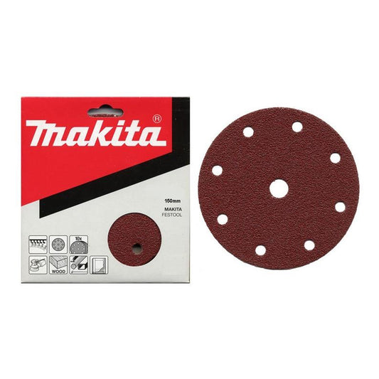 Krążki szlifierskie Makita P-31918, Nr 40, Ø150 mm, 10 szt.