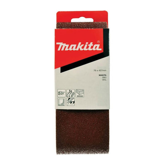 Taśma szlifierska Makita P-37091, nr 40, 457 x 76, 5 szt.