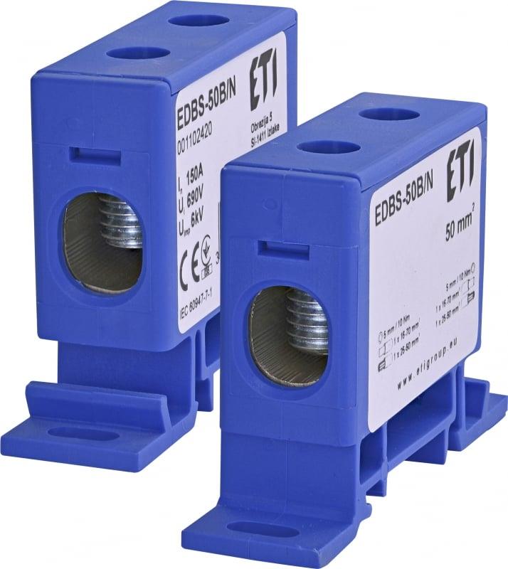 Paskirstymo gnybtas ETI EDBS-50B/N, 50 mm²