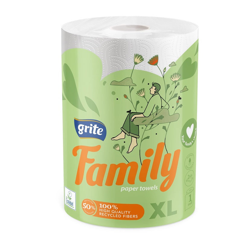 Ręcznik papierowy Grite Family XL, 2 warstwy