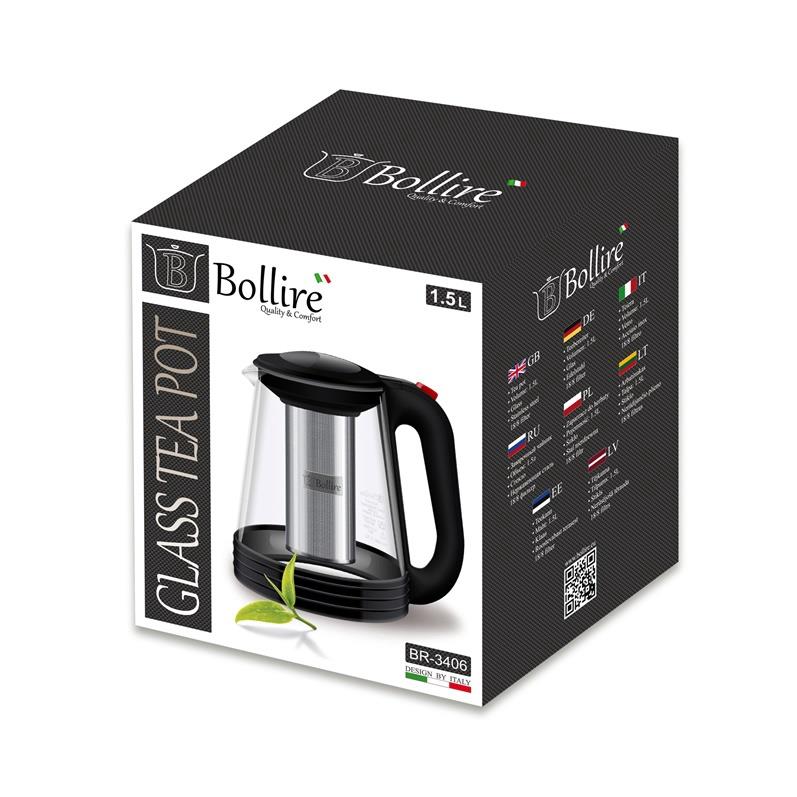 Czajnik Bollire, z sitkiem, 1,5 l