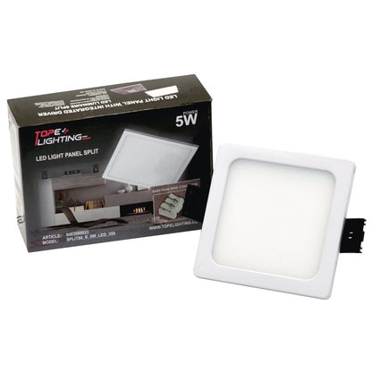 Įmontuojamas šviestuvas Tope Split, 5W, 4000°K, LED, baltas