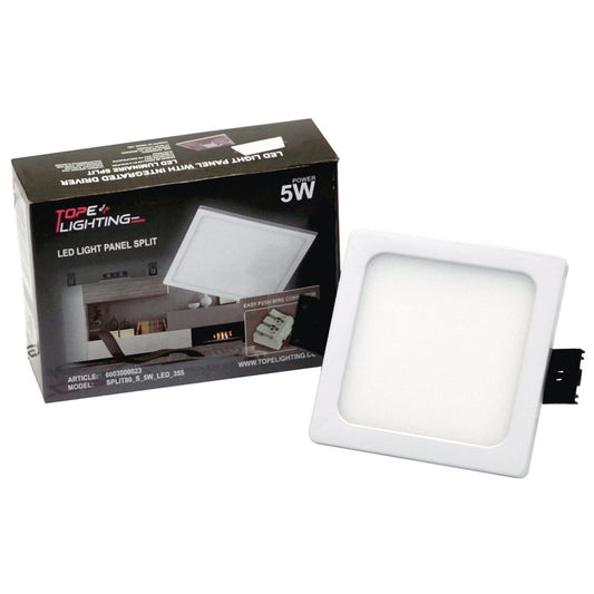 Oprawa wpuszczana Tope Split, 5W, 4000°K, LED, biała