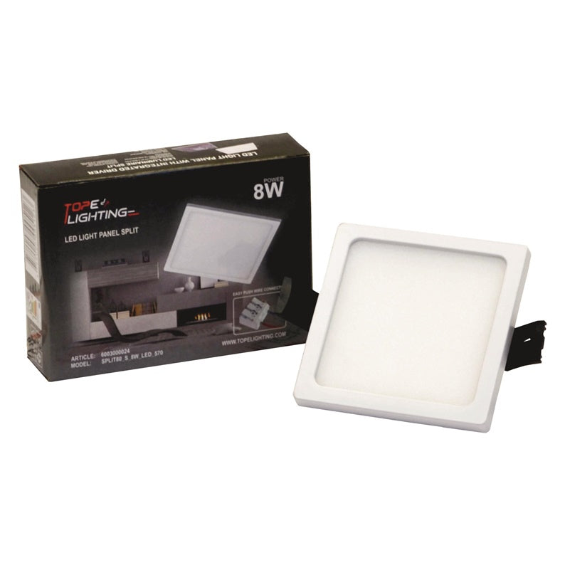 Oprawa wpuszczana Tope Split SQ NW, 8W, LED, 4000K