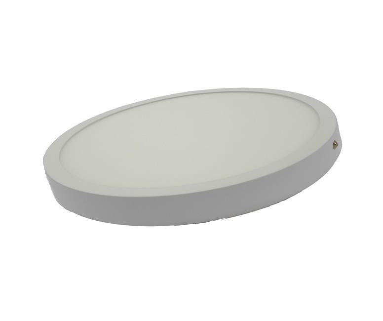 Paviršinė LED panelė Tope Modena R, 8W, 4000K, Ø 8.7 cm