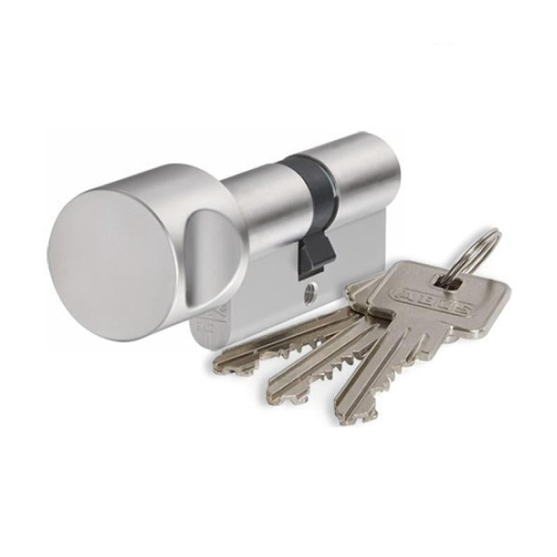 Spynos cilindras Abus KE60, 75 mm, nikeliuota