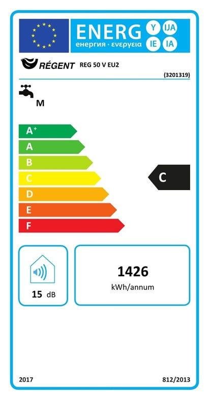Podgrzewacz wody REGENT 50 V EU2, 49 l