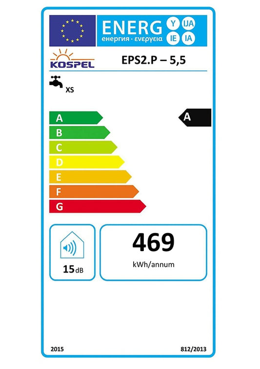 Prysznicowy przepływowy podgrzewacz wody KOSPEL EPS2.P-5.5 PRISTER