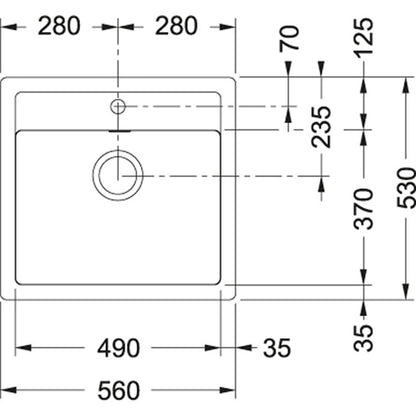 PLAUTUVĖ SID610 114.0368.467 ONIKSO JUODA