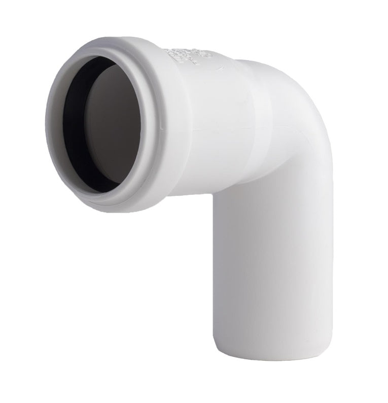 Vidaus kanalizacijos alkūnė HTplus, Ø 40 mm, 87°, balta