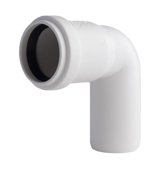 Vidaus kanalizacijos alkūnė HTplus, Ø 40 mm, 87°, balta