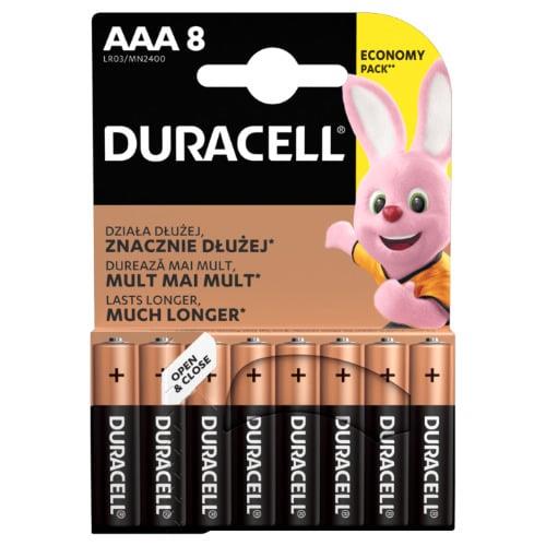 Elementai DURACELL AA/LR06, 1,5V, 8 vnt.