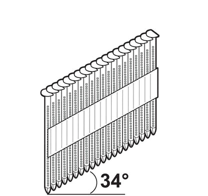 Gwoździe w taśmie Essve M-Fusion, 90 mm x 3.1 mm, 1240 szt.