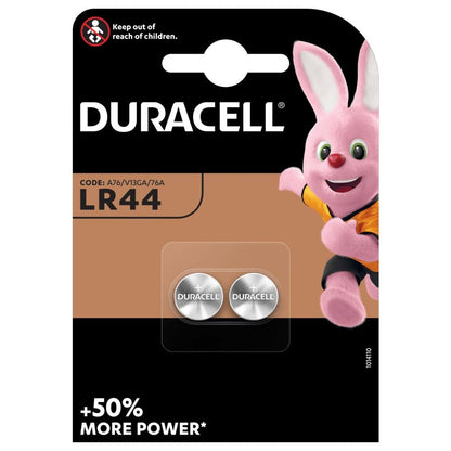 Baterie DURACELL LR44, 1,5V, 2 szt.