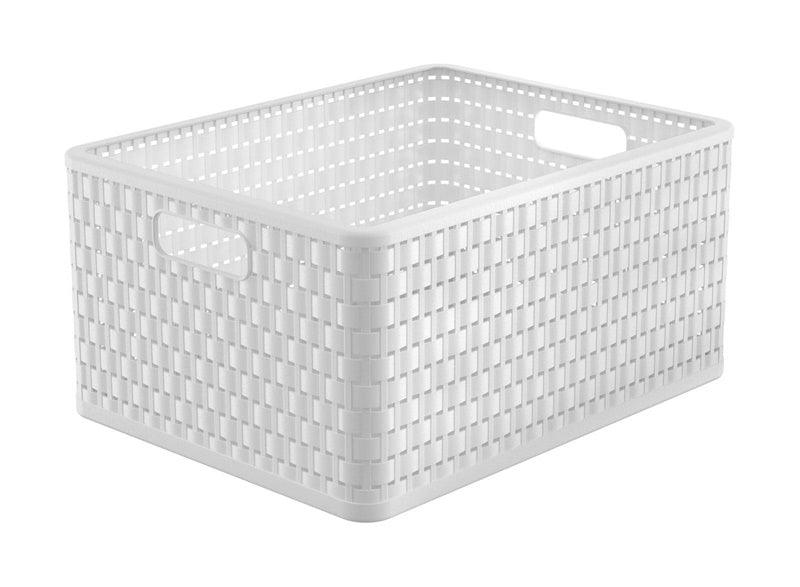 Pojemnik ROTHO 11668, 28 l, biały, 43×33×21,5 cm