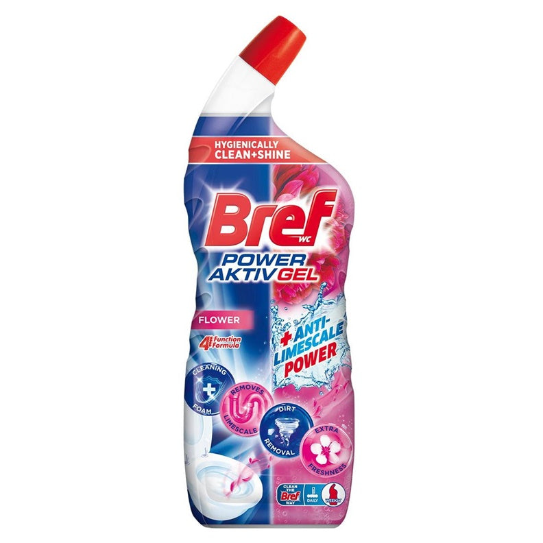 Unitazo valiklis BREF POWER AKTIV GEL FLOWER, 700 ml