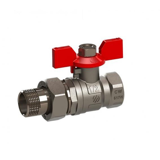 Zawór 154105 Sena prosty, 1", gwint wewnętrzny/zewnętrzny
