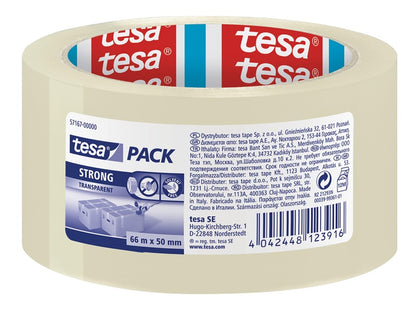 Taśma klejąca Tesa, 66 m x 50 mm, przezroczysta