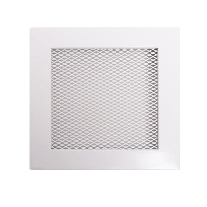 Grotelės židiniui HEARTH, baltos, 170 x 170 mm