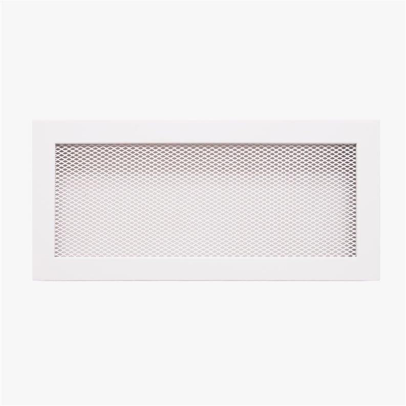 Grotelės židiniui HEARTH, baltos, 170 x 370 mm