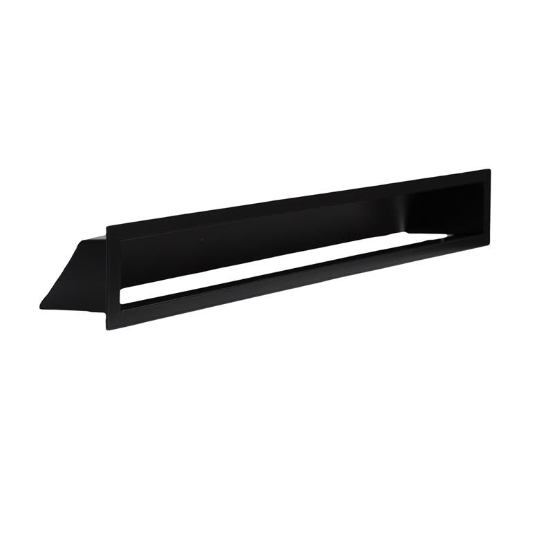 Tunelis -grotelės židinio NORDFLAM 60x380mm juodos spalvos
