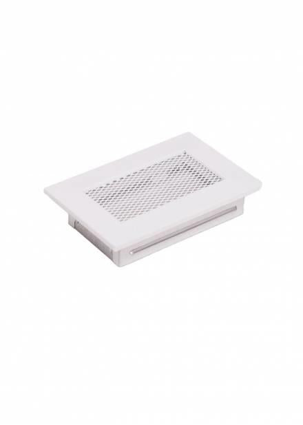 HEARTH Fireplace Grille, white, 110 x 170 mm