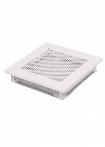 Grotelės židiniui HEARTH, baltos, 170 x 170 mm