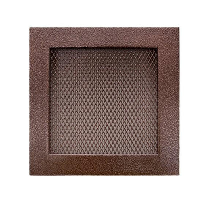 Kratka kominkowa HEARTH, kolor miedzi, 170 x 170 mm
