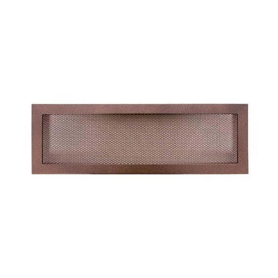 Grotelės židiniui HEARTH, vario spalvos, 170 x 490 mm