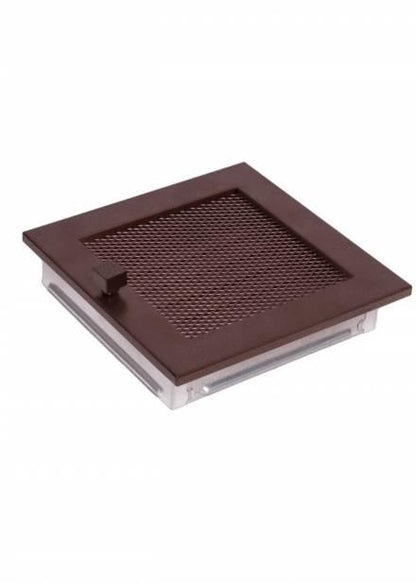 Grotelės židiniui HEARTH, vario spalvos, 170 x 170 mm