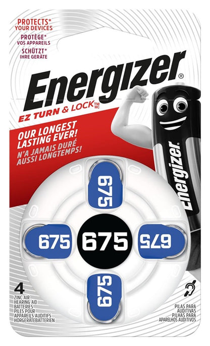 Baterie Energizer, ZA675/PR44, 1.4V, 4 szt.