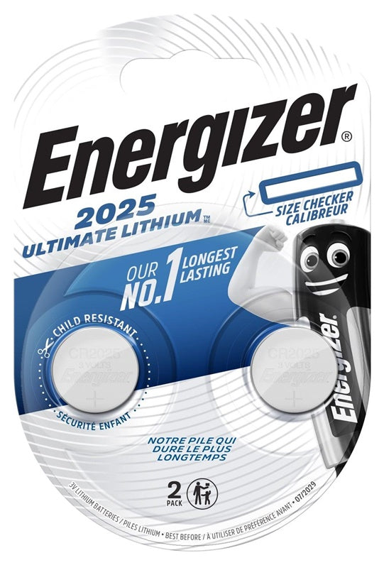 Baterie ENERGIZER CR2025, 3V, 2 szt.